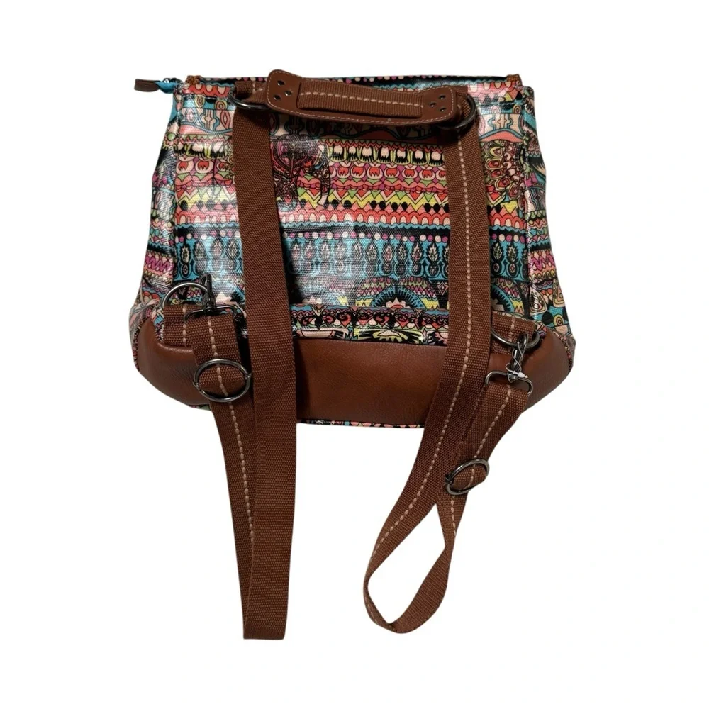 NWOT SAKROOTS COLETTE CONVERTIBLE  Backpack, AQUA‎ ONE WORLD
